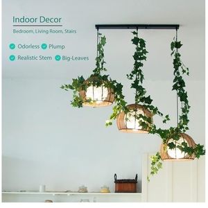 NEW green ivy leaves vine plastic faux Boho bedroom nursery decor nature